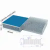 Radiador de Perfil de Aluminio Ancho 50~80mm Varios Disipadores de Calor de Aluminio de Alta Potencia Bloque de Aluminio para Amplificador de Potencia