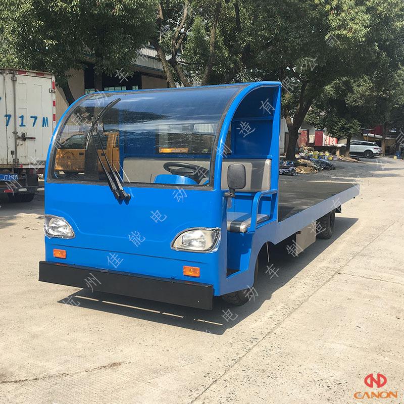 3吨半敞篷搬运车蓝色橱窗副