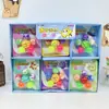 Paquete de Tarjetas de Bola Elástica Fiesta de Huevos Patrón Múltiple Color Mixto Bola Rebotadora Juguete de Pelota Pequeña Rebotadora Casual para Niños