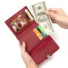 Nueva Cartera para Mujer Estilo Coreano Simple Cartera de Mano para Chica Billetera para Monedas de Estudiante Portatarjetas Cartera Corta para Mujer