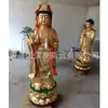 Fábrica de Produção de Guanyin de Cobre Fundido Venda Direta Vaso de Cobre Puro Ornamentos de Bodhisattva Guanyin Várias Estátuas de Buda Guanyin