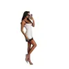 Vestido camisola corsé de encaje estilo ins de verano Y2K transfronterizo de Amazon, minivestido bodycon ajustado europeo y americano