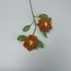 Jardín de hilo tejido a mano gardenia producto terminado ganchillo sala de estar dormitorio decoración del hogar hecho a mano ganchillo flor de hilo de simulación
