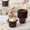 Topper para cupcake de papel, horneado casero, resistente a altas temperaturas, molde para bandeja de papel para muffins, decoración, especial para horno, taza rizada