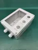 Caixa de instalação para display de feixe único, caixa de instalação para controlador, instrumento de medição e controle, instrumento de display, caixa de instalação para medidor de nível de líquido de tanque de água e piscina