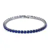 Pulsera de Hip-Hop de 3 mm 4 mm Estilo Europeo y Americano Unisex Venta al por Mayor Joyería Transfronteriza Amazon Ebay Más Vendido Pulsera de Circonita Microincrustada