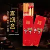 Caixa de Fósforos de Casamento Caixa de Cigarros Feliz de Casamento 2 Maços Personagem Feliz Criativo Vermelho Aniversário Longevidade Caixa de Isqueiro Casamento Mai Tai Bao