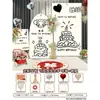 Estilo Ins Coreano Decoración de Primer Cumpleaños Escena Decoración Fondo de Pared Niño y Niña Fiesta de Bebé Tablero Kt Gama Alta