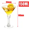 Vaso Desechable de Plástico para Champaña Cóctel Postre Mousse Copa de Vino Tinto Copa de Pie Alto Valor Fiesta Boda