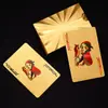 Gold Poker PVC Plástico Poker impermeável Creative Poker Local Hero Gold Dollar Euro Gold Poker