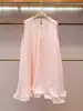 Shenzhen Nanyou Ropa Fina para Mujer Nuevo Verano Estilo Dulce Francés Reductor de Edad Vestido sin Mangas con Volantes de Pedrería para Mujer