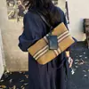 Bolsa de Tote de Gran Capacidad a Cuadros Retro Transfronteriza Nueva Moda para Viajar Bolso de Hombro Único Bolso de Mano Personalizado al por Mayor Bolso de Mujer