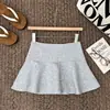 Falda Deportiva para Mujer 2026 Primavera y Verano Nuevo Estilo Talla Grande Ajustada al Cuerpo Petite Chica Picante Falda Tutú Línea A Gris Falda Corta