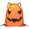 Bolsa con Cordón para Dulces de Halloween Bolsa Calabaza Fantasma Bolsa para Dulces o Travesuras Bolsa para Dulces de Halloween