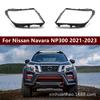 Adecuado para 21-22 Navara Versión Extranjera Cubierta de Faro Camioneta Pickup Cubierta de PC Cubierta de Faro Navara Carcasa de Lámpara