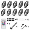 Nuevo producto: Luces Intermitentes de Aeronave, Intermitente de 4 Luces para Motocicleta con Control Remoto Inalámbrico, Luces Decorativas para Coche, Luces de Advertencia para Vehículos Eléctricos