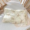 Almohada para Bebé Recién Nacido Bebé 0 a 6 Meses Funda de Almohada de Gasa de Algodón Puro Antivómito Tipo de Almohada Plana Cojín de Almohada Todo el Año