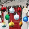 Adorno de Caramelo Navideño Transfronterizo Colgante de Doble Cara Menta Decoración de Árbol Porche y Árbol Decoración de Utilería de Caramelo Gigante