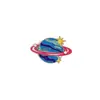 Broche Planeta Dibujo Animado Creativo Ocho Planetas Insignia de Metal Accesorios Pin para Bolso Joyería Linda Accesorios Venta al por Mayor