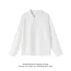 2025 Nueva Moda Camisa Polo para Hombre Casual de Gama Alta Versátil Cómoda Simple Cuello de Solapa Camisa Larga