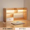 Estante de mesa, prateleira de armazenamento multicamadas simples para dormitórios de estudantes, estante de mesa em degraus para escritório, pequena estante de mesa