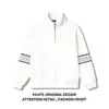 Sudadera de Color Puro con Cuello Alto y Media Cremallera para Otoño e Invierno Camiseta de Manga Larga Engrosada Pulóver Versátil de Lujo Accesible Chaqueta para Hombre