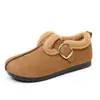 2026 Invierno Nuevos Zapatos Mary Jane de Algodón Retro con Velcro Zapatos Birkenstock Cálidos de Doble Algodón Protección contra el Frío Antideslizantes Zapatos para Mujer