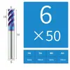 Fresa de Acero de Tungsteno de 65 Grados, 4 Canales, Especializada para Acero Inoxidable, Aleación Dura, Fresa de Extremo Extendida, Herramienta CNC de Fondo Plano
