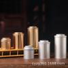 Latas de Chá, Latas Pequenas Redondas Portáteis de Armazenamento para Chá Preto, Conjunto de Caixas de Chá de 0,1kg, Latas de Metal