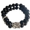 Estilo Chinês Estilo Nacional Ano do Dragão Design de Sorte Pulseira Estrela Design de Nicho Ins Pulseira Versátil Esmalte Branco para Homens e Mulheres