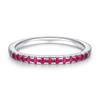 Anillo Europeo y Americano Transfronterizo de Plata S925 para Mujer Anillo de Fila de Plata de Ley Anillo de Plata de Fila para Mujer Diamante de Fila Grande Circonita