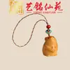 Chaveiro Zodiaco de Madeira de Cipreste Yiming Xianyuan Criativo Cordão para Celular Zodiaco Treze Pingente para Celular