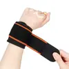 Pulseira de Pressão Enrolável para Fitness Transfronteiriça Proteção contra Entorse em Esportes de Pulso Basquete Vôlei Badminton Pulseira Preta