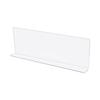 Atacado do Fabricante Divisória de Prateleira de Supermercado Divisória de Mercadoria Corrimão Lateral de Plástico Pvc de Plástico Loja de Conveniência Baffle de Armazém