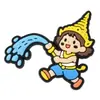 Amuletos de zapato de goma suave de PVC para el Festival Songkran tailandés, Accesorios para zuecos del Festival de Salpicaduras de Agua, Hebillas de zapato, Accesorios decorativos DIY para bolsa de playa
