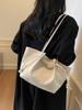 Bolsa Tote Grande Capacidade para Mulheres, Novo Estilo 2026, Bolsa de Mão Casual, Bolsa de Ombro Casual
