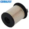 24293775 24008818 Filtro de Combustible Cargador de Ruedas Rodillo Compactador Elemento Filtrante Diésel Colección