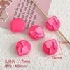 Dulce y picante serie Barbie Black Pink cuentas de aleación pulsera collar hecho a mano cadena de teléfono móvil accesorios con cuentas