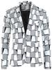 2024 Comércio Exterior AliExpress Amazon Novo Terno Estampado de Um Botão Tamanho Europeu Terno Casual plus size Top Masculino