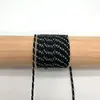 Em estoque corda de poliéster 2mm com núcleo torcido, corda de guarda-chuva mesclada, puxador de bolsa, tecelagem manual, corda para pendurar DIY, decoração de cauda de puxar à prova de vento, pingente de gota