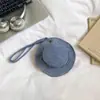 Porta-moedas Chapéu Personalizado Novo Estilo Transfronteiriço, Bolsa de Armazenamento para Fones de Ouvido Bluetooth em Jeans, Pingente Chaveiro Moda Masculina