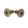 Tornillos de Cabeza Plana con Huella Hexagonal, Tornillos de Cabeza Plana Redonda con Huella Hexagonal de Color Zincado, Tornillos de Cabeza Plana para Mesas, Sillas, Camas de Madera y Muebles