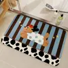 Alfombra de Baño de Barro de Diatomeas con Dibujos de Animales, Secado Rápido, Absorbente de Agua, Antideslizante, Felpudo Absorbente de Agua, Felpudo Multiestilo para Baño al por Mayor
