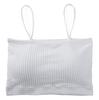 Top de tubo torácico com fio de uma palavra bimei nas costas, período de desenvolvimento de estudante, sem aro, camisola, colete feminino, roupa íntima feminina