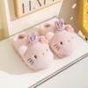 Chinelos de Algodão Sanrio Desenho Animado Fofo Quente para Casa Indoor Pais e Filhos