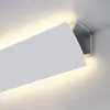 Lámpara de Línea de Yeso Luminosa Lámpara de Lavado de Pared Montada en Superficie Ranura Tira de Luz Ambiental Lámpara de Cornisa Superior LED Sin Empotrar en Techo Lámpara de Línea de Esquina