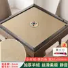 Mantel de Mahjong, Accesorios de Mantel para Máquina Automática de Mahjong, Diseño de Piel de Vaca, Engrosado, Sin Fichas Impresas, Tapete de Tela de Mahjong para Mesa