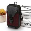 Bolsa de Cinto Masculina com Grande Capacidade para Canteiros de Obras, Bolsa Suspensa Multifuncional para Exterior, Armazenamento Transversal, Bloco de Cores