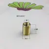 Adaptador Conector Tubo Amarelo Puro Rosca Completa M12 para M10 para M8 para M6 para M4 Adaptador de Rosca Padrão Britânico