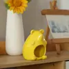 Nido de Cerámica para Hámster Nido Refrigerante Habitación Cuatro Estaciones Universal Casa para Dormir Nido para Mascotas Refugio para Hámster Lindo Nido para Dormir de Canguro